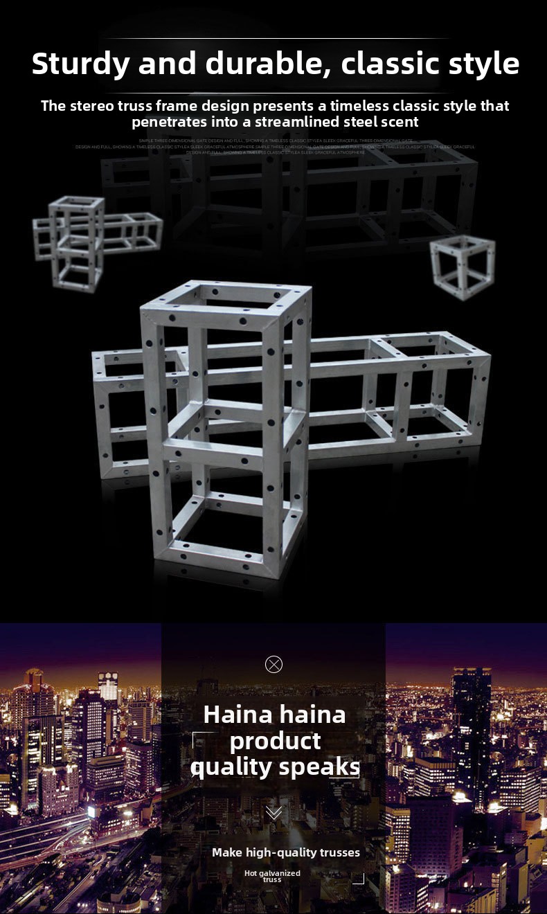 Sturdy Aluminium Stage Truss Welding Aluminum Box Truss For Advertising Display