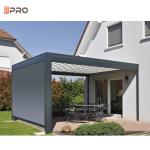 Bioclimatic System Modern Aluminum Pergola Electric Adjustable For Outdoor