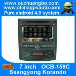 Ouchuangbo Ssangyong Kororando S150 Platform Android 4.0 DVD Player GPS Navi