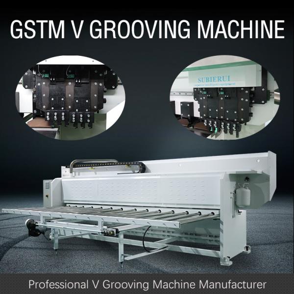 China Stainless Steel Panel V Groover Machine Elevator CNC V Grooving Machine factory