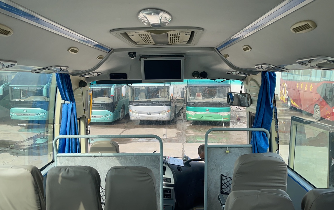 Left Hand Drive Second Hand Buses Manual Transmission Euro 4 Emission Standard Promotion