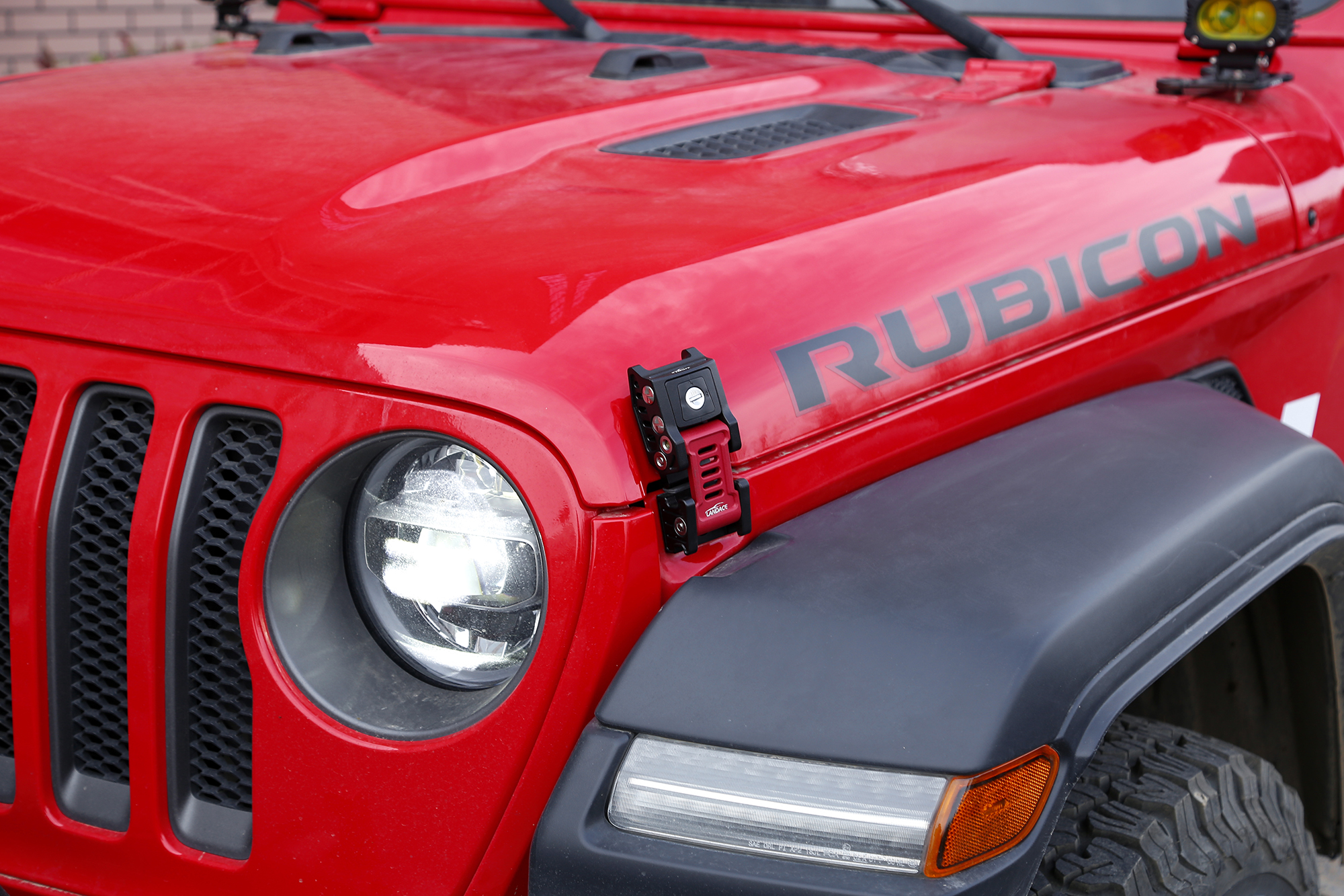 Auto Parts Direct Customization Off-Road Hood Lock for Jeep Wrangler JL Aluminum Alloy