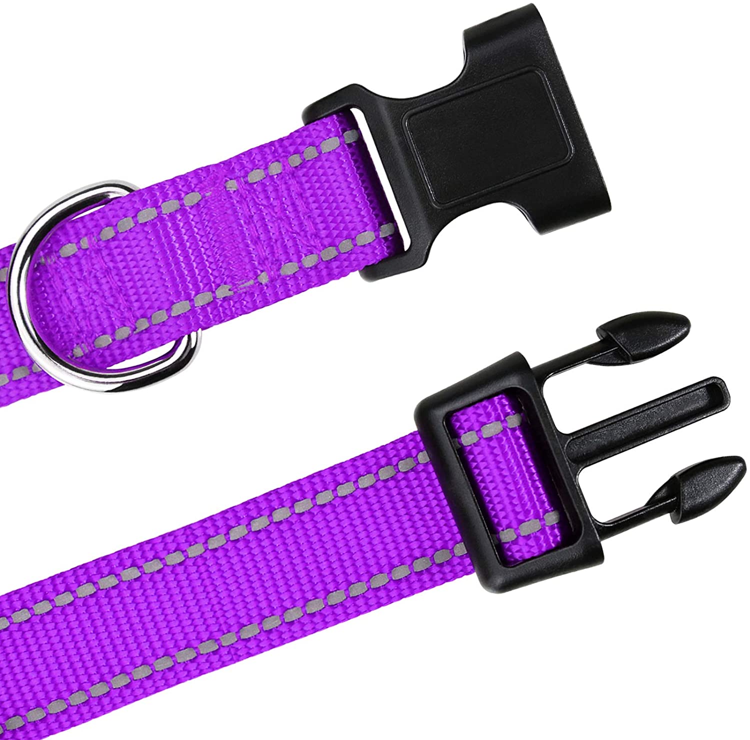 Woven Logo Puppy Flashing Collar