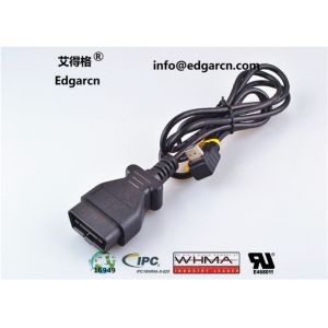 Flat Custom Made Automotive Wiring Harness Length 100mm With Idc Connector