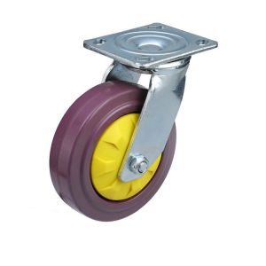 Customization 4 Inch Swivel Zinc Plated Industrial Wheel Caster for Customized