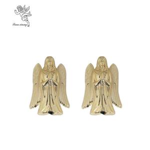 China Coffin Accessories Funeral Golden Long Casket Swing Bar Zinc Material factory