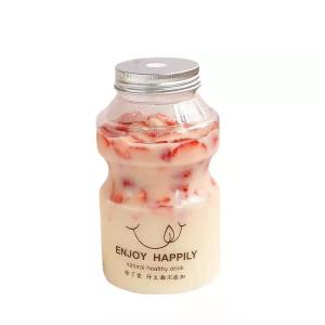 China 700ml Beverage Fruit Tea Yakult Bottle Plastic Type Transparent factory