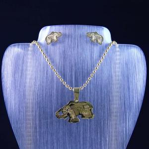 China High Quality Stainless Steel Jewelry Set LUS103-1 factory
