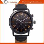Fashion Business Men's Watch Stainless Steel Leather Band Top Brand CURREN