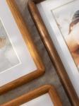 Simplicity Style Small Picture Frames Natural Wooden Photo Frames Tabletop With