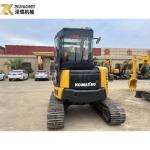 Japan Used Hydraulic Crawler Digger Komatsu PC55MR Mini Excavator 2017 Model