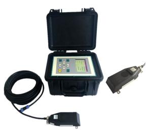 China Portable flow meter for open channel area speed ultrasonic flow meter factory