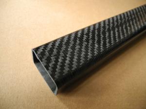 China Light weight Rectangular Carbon Fiber Tube factory