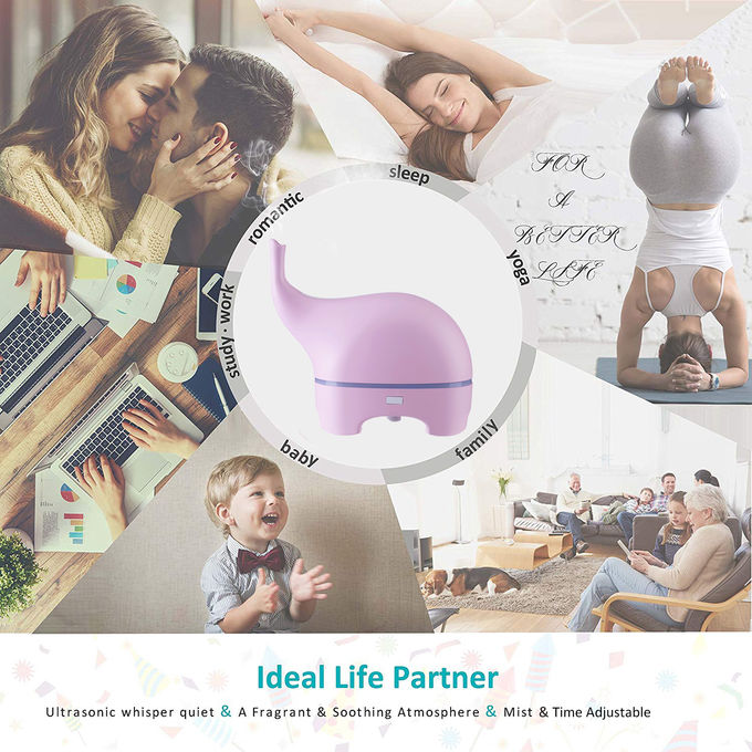 7 Color Light Changing Mini Plastic USB Air Humidifier