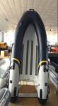 Aluminum hull stepped 3 person fishing boat single V shape layer light weight