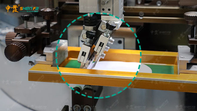 Small Tube 2 Color Automatic Screen Printing Machine For Lipstick Mascara