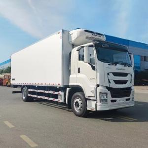China 10-12 Tons ISUZU GIGA Refrigerator Truck for meat ice cream transportation factory