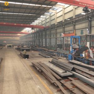 Q235 Prefabricated Steel Building with Sandwich Panel Roof Cladding