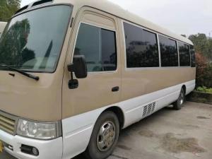 China 1HZ Diesel Engine Used Original Toyota Coaster Bus 30 Seats Manual Gear Box With AC factory