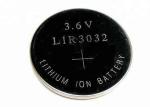 Rechargeable LIR3032 Li Ion Button Battery 110mAh Low Power Consumption