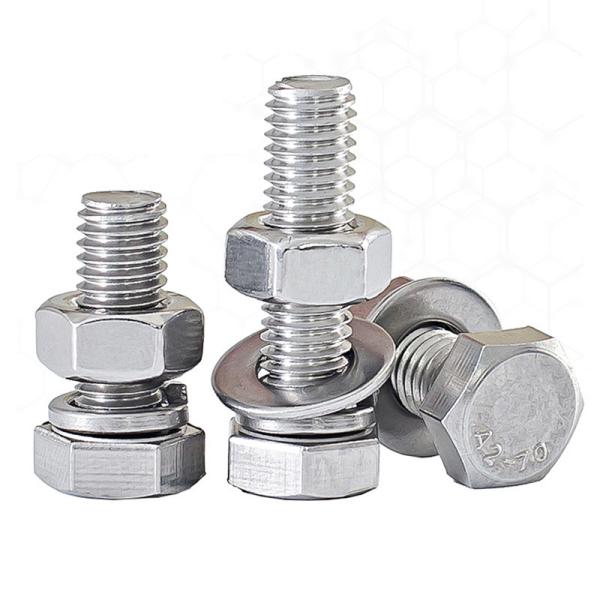 China TOBO M6x12mm 1.0mm Thread Pitch Stainless Steel 304 Hex Socket Cap Screw DIN912 Silver factory