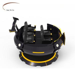 China Dreamland 360 VR UFO 5 players virtual reality game vr 9d cinema 360 degree rotation VR roller coaster simulator factory