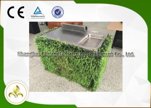 China Professional Evergreen Mobile Teppanyaki Grill For Steak Overhead Exhaustion factory