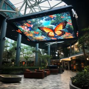 China IP65 LED Video Wall Panels P3 Outdoor Transparent LED Display FCC factory