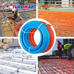 ISO9001 Pex Water Pipe Cross Linked Polyethylene Pex Tubing Rolls 100m