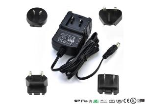 China AC DC Interchangeable Plug Power Adapter 5V 1A 2A 1000mA 2000mA factory