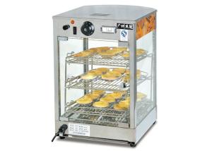China 850W 220V Electric Hot Food Warmer Showcase, Countertop Pizza Warmer Display Cabinet factory