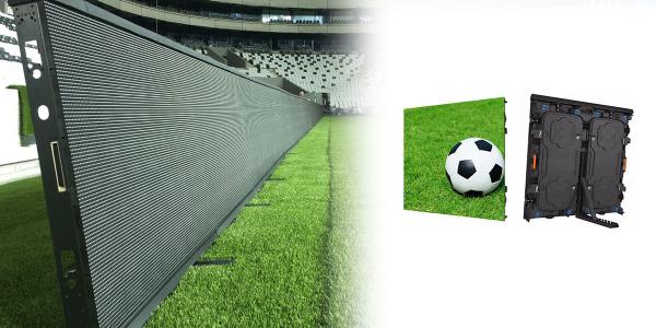 10000 Pixel/sqm Resolution Stadium LED Display made from Cold Rolled Steel and