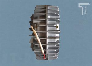 China 25NM Magnetic Particle Brake Slip Power 450W 0.73A Flange Powder Brake factory
