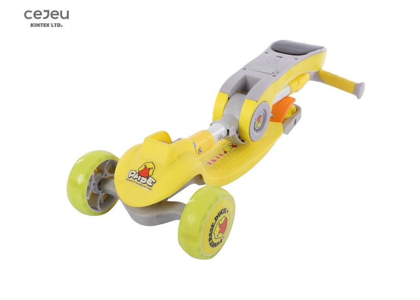 Kids Removable Seat 3 Wheel Push Scooter For Ages 3 - 8