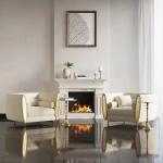 Velvet Haven Cozy Luxurious Lazy Sofa With Seating For Hotel Room