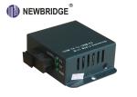 2 * DC12V 10 100M Media Converter , Wavelength 1550nm Single Fiber Media