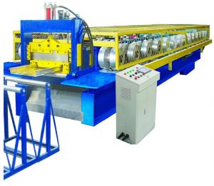 China Auto Operation Standing Seam Metal Roof Machine 12-18m/Min CE SGS Approved factory