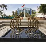 Outdoor Children Playing Interactive Floor Standing Fountains