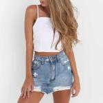 Square Neck Spaghetti StrapMini Top