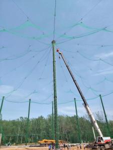 China 20mm x 20mm diamond mesh Bird Cage Bird Net Polyethylene UV treated factory