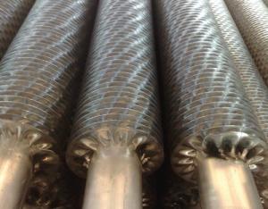 China OD1.5'' X 11FPI A213 TP316L Embedded Fin Tube Solid Aluminum Metalized factory