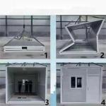 Modern Tiny Apartments Prefabricated Houses for 5800*2480*2470 Size Container