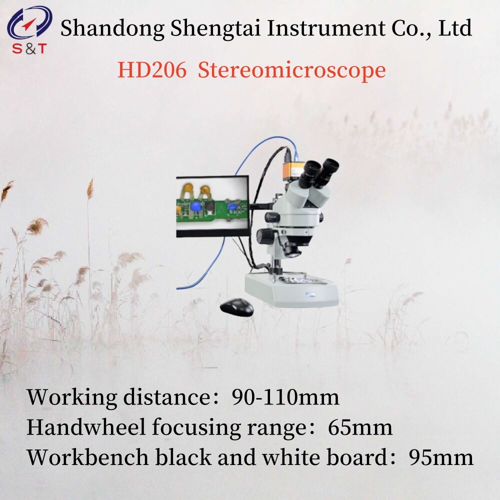 Biology Chip Size 1/2.7 HD 206 Stereo Microscope Output Frame Rate 60FPS/s With Camera
