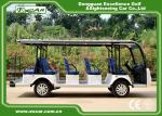 Cool 14 Seats Electric Sightseeing Vehicle Tour Bus 1 Year Warranty