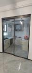 Kitchen Glass Aluminum Alloy Sliding Door Customizable Surface Finished