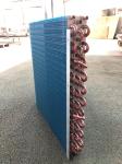 Copper Aluminum Coil AC Slab Evaporator Coil Refrigerator Water Cooled