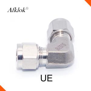 China SS316 Stainless Steel Union Elbow Compression Pipe Fittings factory