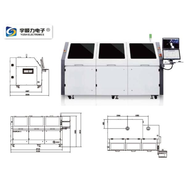China Selective wave soldering with dual electromagnetic pump factory