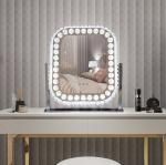 Heart Crystal Vanity Mirror Led Magnifying Mirror ODM