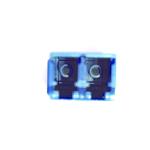 FTTH Duplex LC UPC Optic Fiber Adapter 2 Port Coupler PBT Earless Design for